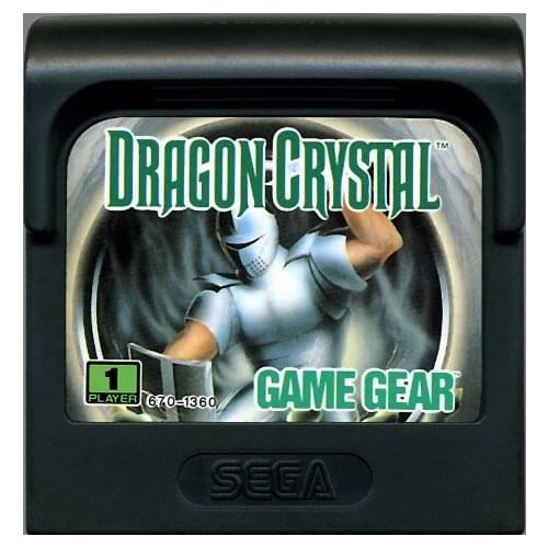 8bit game GAME GEAR cartridge : DRAGON CRYSTAL ( USA Egnlish Version