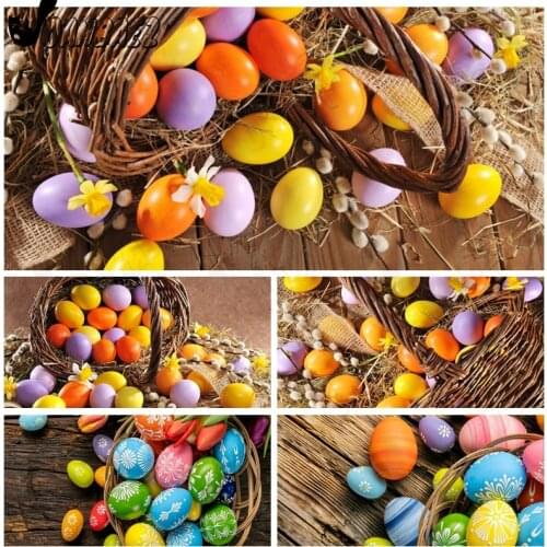 Easter Egg Diamond Painting Cartoon 5D Diy Mosaic Kit Bamboo Basket Cross Stitch Embroidery Hand Inlaid Home Decoration Gifts