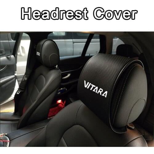 Car Cushion For Suzuki Vitara Accessories Auto Seat Protector Cover With Pockets Carbon Fiber Massager Pad Vehicle Supplies