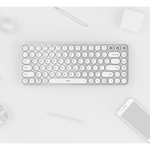 Xiaomi Youpin MIIIW Bluetooth Dual Mode Keyboard 85 Keys 2.4GHz Multi System Wireless Keyboard For Office Computer Laptop Tablet
