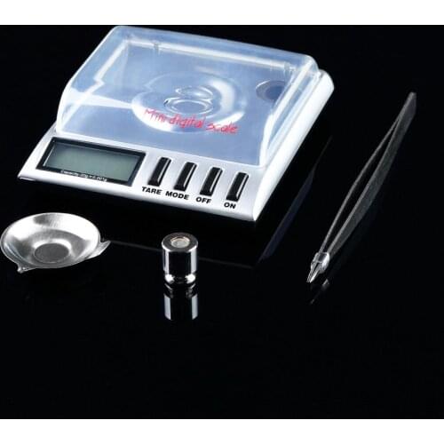 0.001g/20g Digital Pocket Scale Mini Size Digital LCD Balance Weight Milligram Pocket Jewelry Diamond Scale remote control
