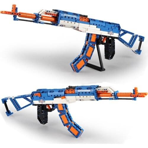AK-47 Desert Eagle Pistol 98K MP5 Weapon SWAT Gun Assault Rifles Bullets Military Series Building Blocks Bricks Toys Gifts