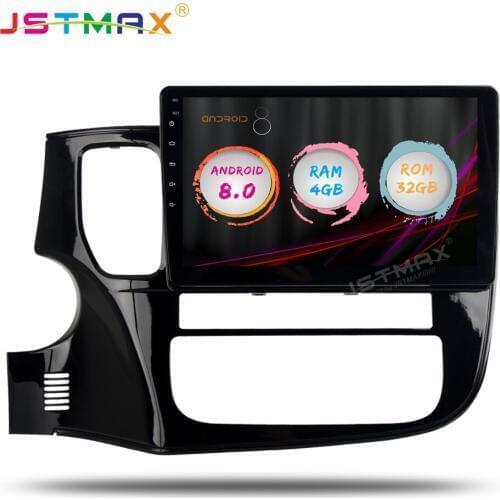 JSTMAX 10.2" Android 8.0 car dvd radio player for Mitsubishi Outlander 2014-2017 gps navi Octa Core 4GB 32GB Auto Stereo(NO dvd)