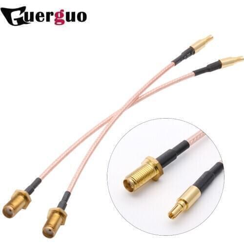 15CM 6" with RG316 Cable RF Pigtail Cable Adapter SMA Female to CRC9 Male Straight RF Coaxial Cable Connector