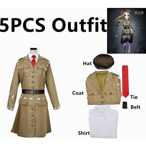 Identity V Game Cosplay Mercenary Protector Doctor Airman Costumes Party Halloween Costumes Adult Men Women