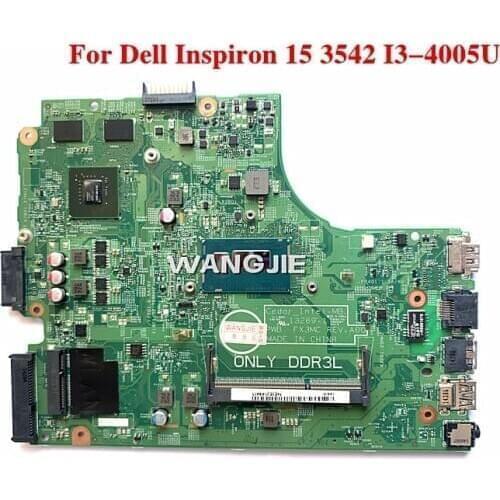 100% NEW Laptop motherboard For Dell Inspiron 15 3441 3541 3442 3542 I3-4005U Mainboard CN-0HHVFV 0HHVFV 13269-1 N15V-GM-S-A2