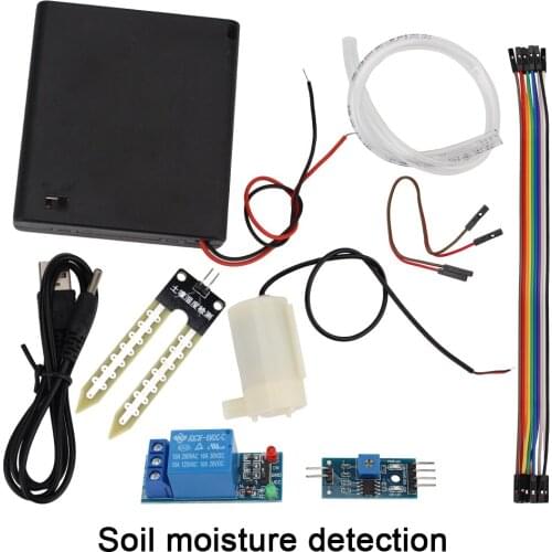 Water Pump Module Kit Watering Irrigation System Soil Moisture Detection DIY Garden Drip Watering Automatic Garden Accessories