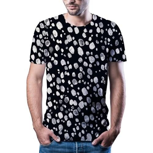 2020 summer stereo symmetry durable t-shirt mens fashion 3D T-shirt short sleeve Harajuku hip-hop cute T-shirt