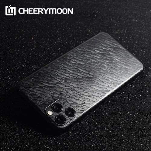 Rear Stickers Wrap Skin Paster Wave Pattern For iPhone 11 12 PRO MAX mini XR XS 7 8 6s 6 5 SE 5S Plus SE2 Protector Back Film