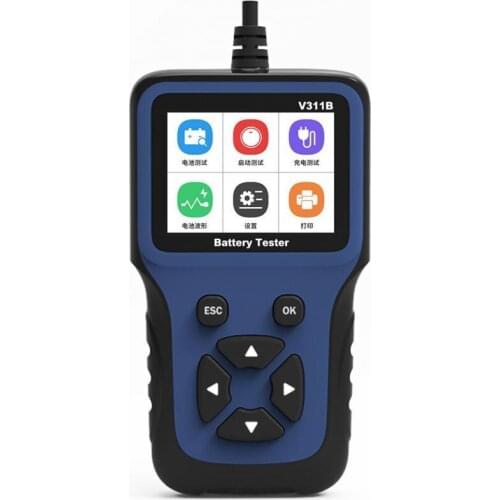 New Style Professional Universal 12V Car Battery Tester Analyzer Detector Diagnostic Tools Car Accessories Supplies Products