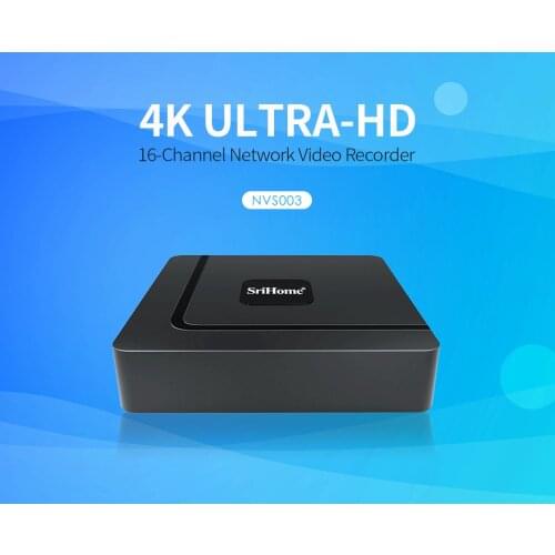 Sricam Srihome NVR003 16CH Wireless Kit Network Video Recorder H.265 Security Video Surveillance System Support 8CH 8MP Camera