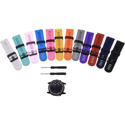 Replacement Silicone Watchband Strap for Garmin Fenix 3 / Fenix 3 HR GPS Watch Band Strap With Tools for Fenix 5X GPS Watch