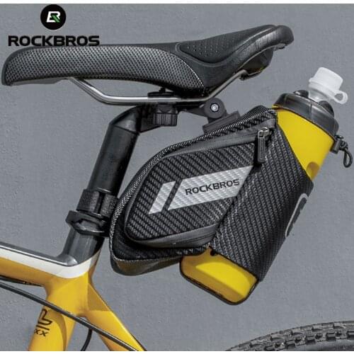ROCKBROS MTB Road Bike With Water Bottle Pocket Bike Bag 1.5L Bicycle Bag Water Repellent Durable Reflective Accessories