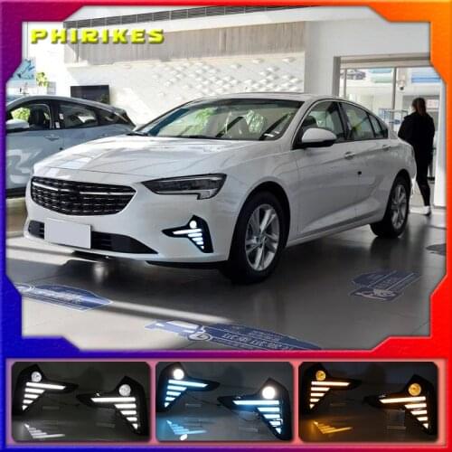 LED Daytime Running Lights For Buick Regal Opel Insignia 2020 Fog lamp ABS 12V DRL