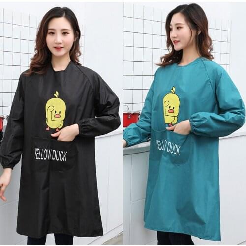 Thick winter waterproof overalls anti-sticking pet store non-stick hair apron