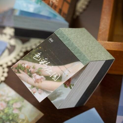 Vintage Mini Book Collage Material Paper Stickers Junk Journal Planner Scrapbooking Vintage Decorative DIY Craft Photo Album