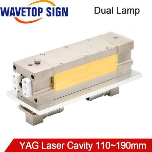 WaveTopSign Dual Lamp Laser Cavity Reflector Cavity Length 110-190mm use for YAG Laser Welding and Cutting Machine