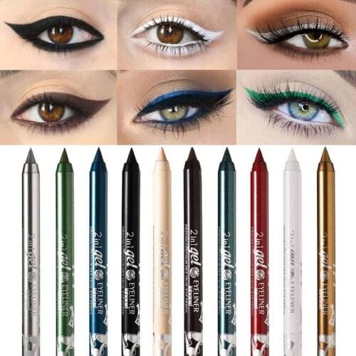 10-color Makeup Eyeliner Liquid Eyeliner Pencil Eyeliner Pencil Eyeliner Liquid Pen Waterproof Quick Dry Eyeliner Make Up TSLM2
