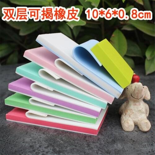 12 Colors DIY Professional Engraving Rubber Stamp Rubber Brick Sandwich Candy Color Rubber Stamps for Scrapbooking