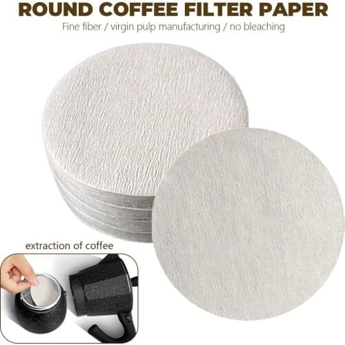 200Pc Per Pack Replacement Professional Filters Paper For Coffee Cup Filter Paper Espresso Mocha Pot Strainer Sheet Kitchen Tool