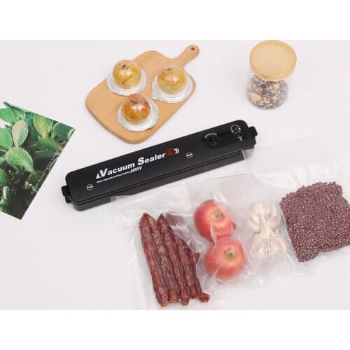 220V 110V Electric Vacuum Sealer Machine With 10pcs Food Saver Bags Household Automatic Food Vacuum Packaging Machine