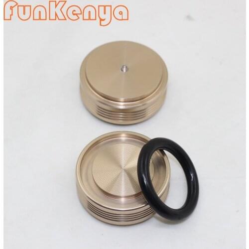 4PCS New DIY Set Machine Feet Gold Quality Hot Sale Aluminum Ruuber Ring Foot 44*17mm