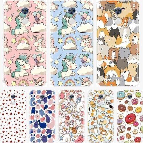 Phone Case For Huawei Honor 4C 5C 6C 6A Pro Soft TPU Silicone Cute Unicorn Painted Cover For Huawei Honor 4X 5A 5X 6 6X 5C Case