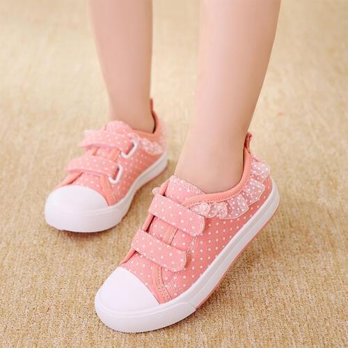 Kids sneakers 2019 Spring autumn for children canvas shoes Wild Breathable fashion outdoor student shoes for Girls canvas shoes