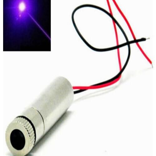 Focusable 20mW 405nm Violet Blue Laser Diode Dot LED Module DC3V-5V