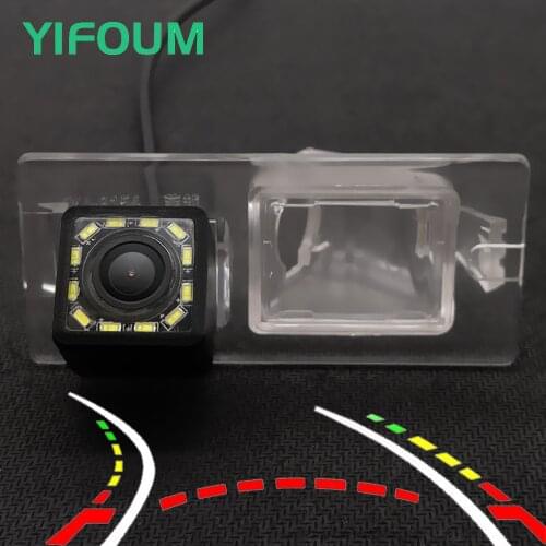 YIFOUM HD Dynamic Trajectory Tracks Car Rear View Parking Backup Camera For Fiat Freemont 2009-2014/Dodge Journey 2011-2016