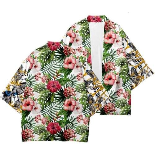 Kimonos Coat Japanese Kimono Cardigan Cosplay Shirt Blouse For Women Men Japanese Streetwear Female Yukata Summer Beach Kimono