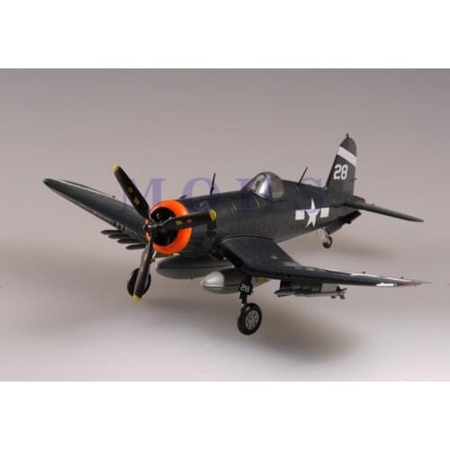EASY MODEL 37232 1/72 Assembled Model Scale F4U Finished Model Airplane Scale Aircraft Warbird F4U Hancock aircraft carrier
