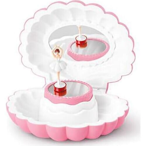 Music Box Ballerina,Jewelry Box,Birthday Gift for Girlfriend,Home Decor,Christmas Decorations for Home Deep Pink