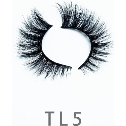 18mm 5D Wholesale Fluffy Real Mink Lashes Set Eyelashes Thick Natural Long False Wispy 3D Dramatic Mink Lashes Bulk Vendors TL5