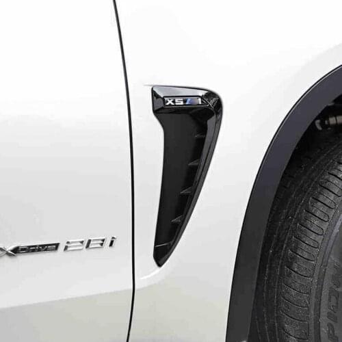 2Pcs For BMW X5 F15 2014 2015 2016 Car Side Air Flow Fender Cover Trim Sticker Decoration Auto Accessories Car-Styling Man