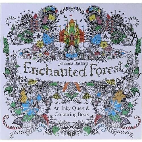 New An Inky Treasure Hunt and Coloring Book By Johanna Basford