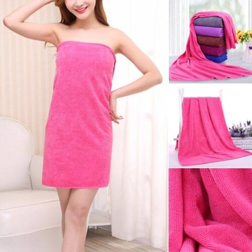 New Microfiber Bath Towel Highly Absorbent Quick Drying Super Soft Pure Color no Lint Large Bath Towel for Home Massage Textile