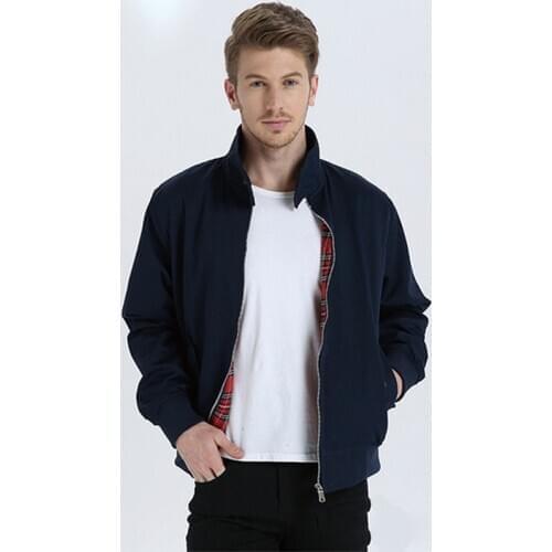 2020 Autumn and Winter new stand collar thin mens jacket fashion loose cotton Baseball coat bomber jacket man