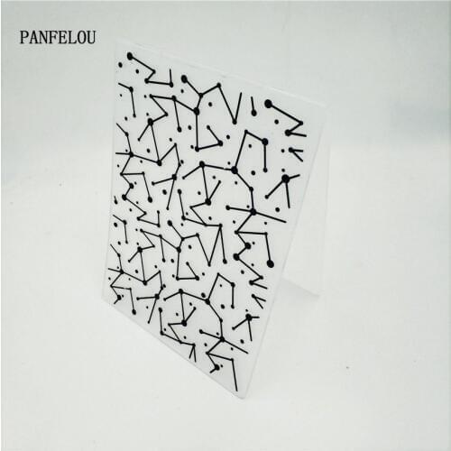 PANFELOU Easter The Light rays Embossing folders Plastic For Scrapbooking DIY Template Fondant Cake Photo Album Card Making