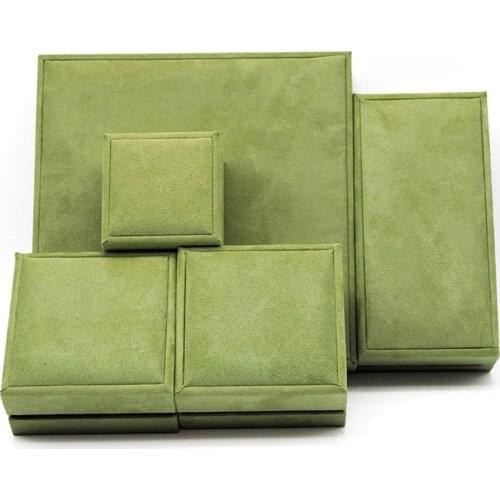 Plush jewelry boxes and packaging wedding ring case earrings/pendant/bracelet/bangle Christmas gift box