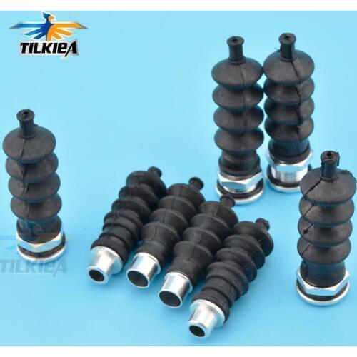 RC Boat 3 Sizes Available Aluminium fittings and Rubber Bellows Radio Box Seals Ideal For Servo Push Rod Seal To Rudder Parts