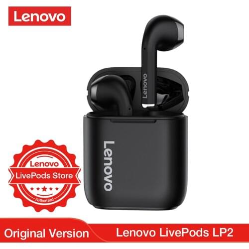 Lenovo LivePods LP2 TWS Bluetooth Earphone Sport Gaming True Wireless Bluetooth Earbuds for iPhone Samsung Xiaomi