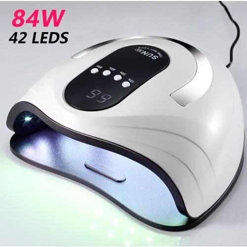 Professional 90W/84W Nail Dryer Machine Protable 45/42 LED UV Manicure Lamp Nails Quick Dry Nail Gel Dryer Lamp For Drying Nails