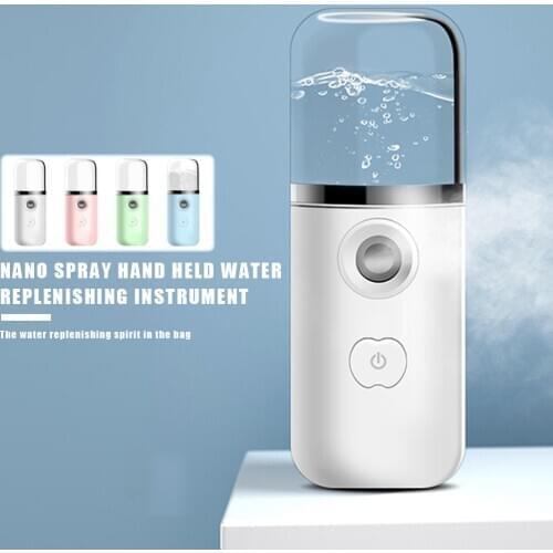 40ml Face Mist Sprayer Face Skin Moisturizing Humidifier Portable USB Rechargeable Atomizer New Arrivals