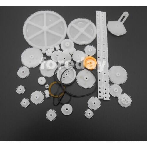 1PCS NEW 34 kinds of gear bags, styles Plastic Gears Robot Part DIY for cars, planes models gadgets *FD183