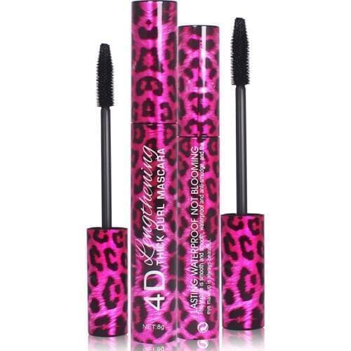 1pcs Long Curling Mascara Quick Dry Makeup Eyelash Lengthening Fiber Mascara Waterproof Lash Makeup Beauty tool Black