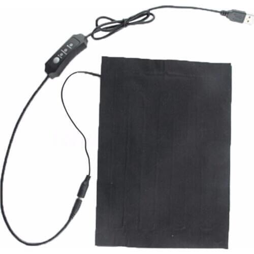 1 x USB Electric Heating Pad 3 Gear Adjusted Temperature DIY Thermal Vest Jacket
