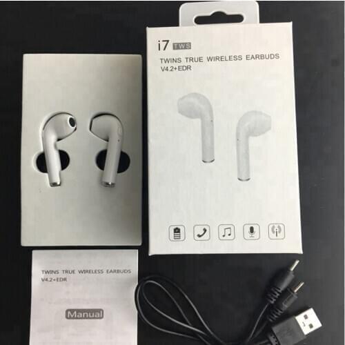 2018 Popular Headphone Twins Double Wireless Bluetooth Pair Earphones I7S TWS Earbuds