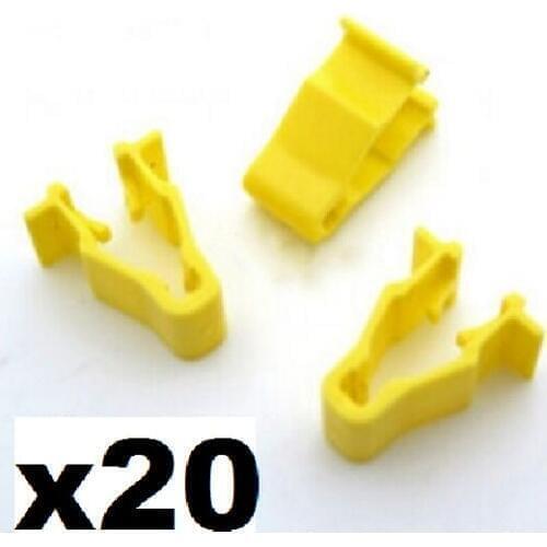 20x For Honda Civic, CRV & HRV Yellow Wheel Arch Trim Clips- Snap Fit 90601-SMG-003