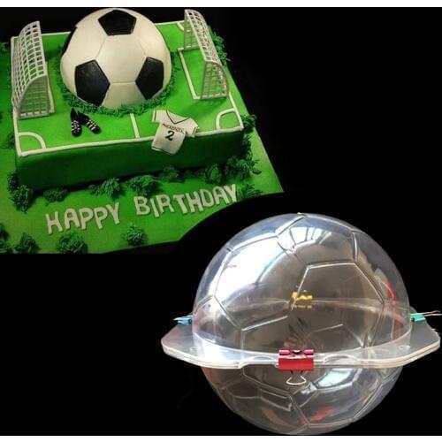 3D Football Mold Soccer Chocolate Mold Candy SugarPaste Cake Decorating Tools for Home Baking Cake Mold Kitchen Accessories